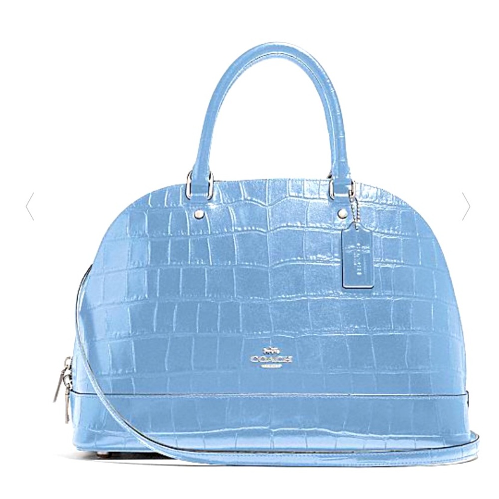 Authentic Coach Croc Handbag